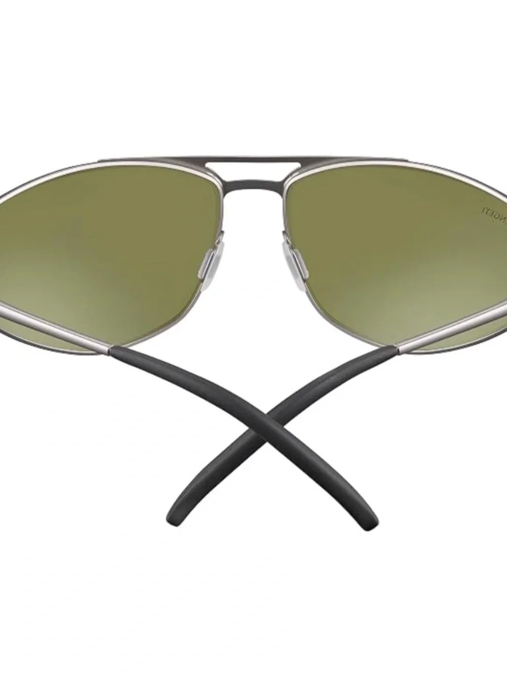 Serengeti Men's Sunglasses Case and Sunglasses - Gun Metal